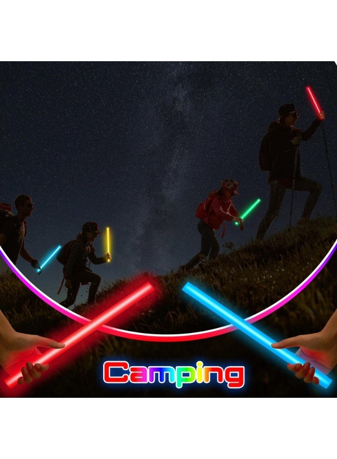 10 قطع من أعواد التوهج الكبيرة متوفرة في عبوات صناعية كبيرة لمستلزمات التخييم والطوارئ (أبيض) - Image 5