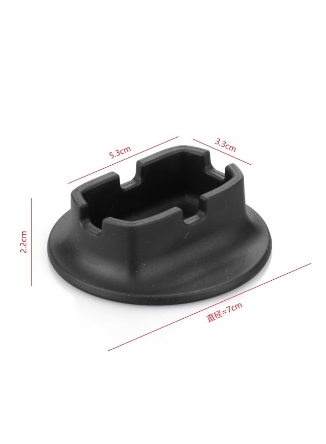حامل سيليكون مانع للانزلاق لكاميرا Insta360 X5 / X4، حامل مكتبي وحامل للسيارة، قاعدة دعم مقاومة للماء والغبار - Image 4