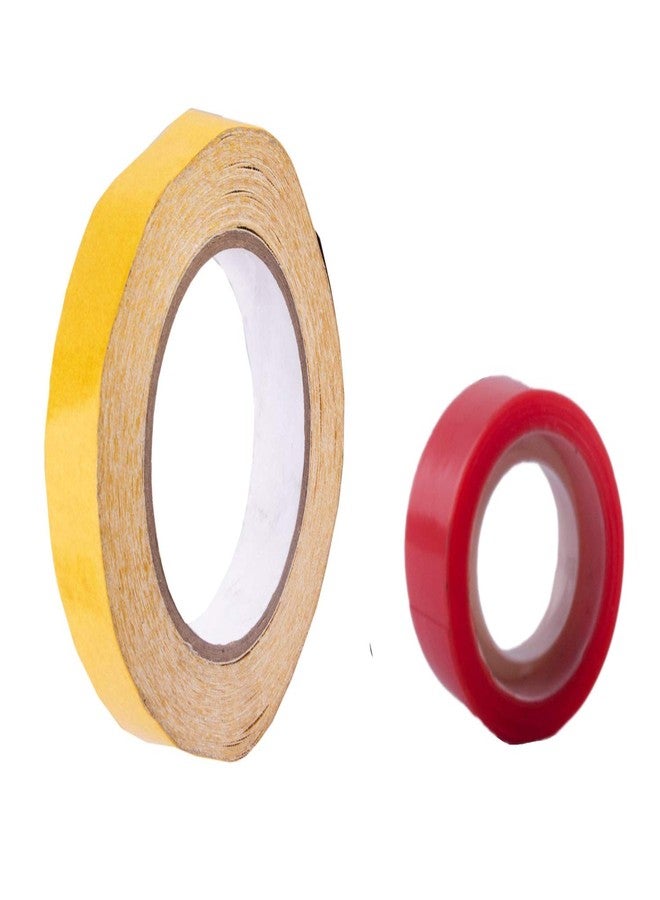 AASA Double Sided Tape for Wig or Patch and Hair Extension fixing for Men and Women (Yellow and Red) - Image 2