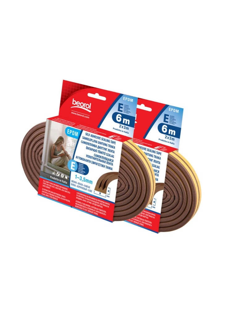 بيورول شريط مانع للتسرب ذاتي اللصق 'E' بني 2 × 3 متر EBR6 Beorol - Image 3