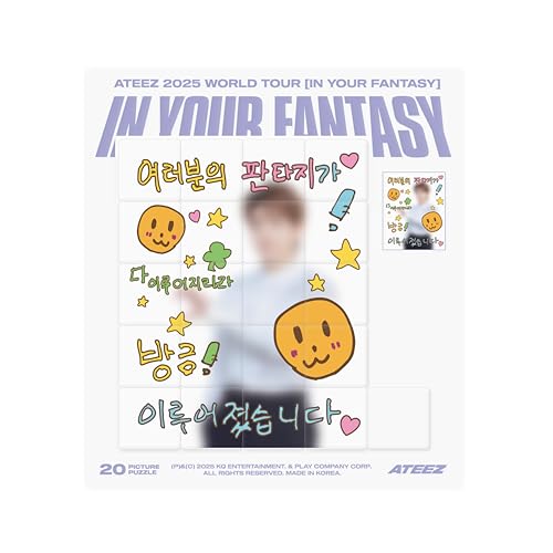 ATEEZ Official Tour Merch Sliding Puzzle - Image 1