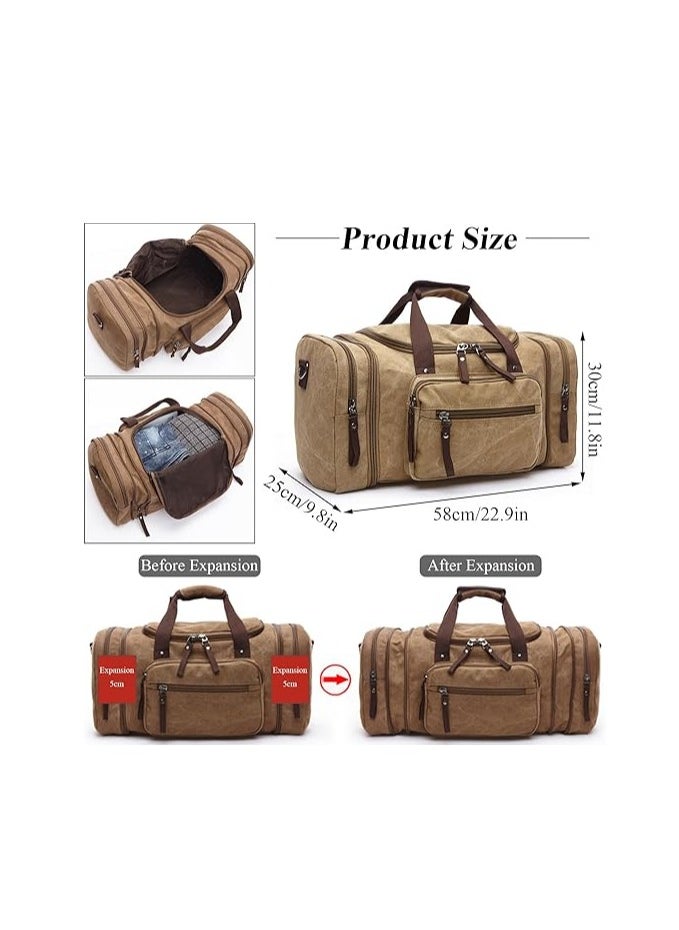 Generic - Canvas Travel Duffle Bag for Women Men - Image 1