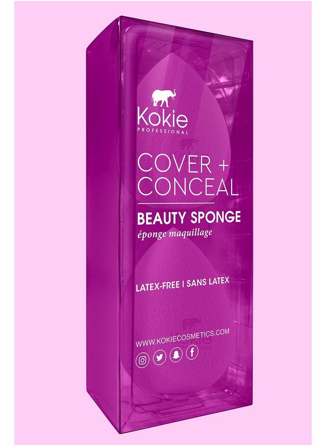 Kokie Kokie Cover + Conceal Beauty Sponge 2-PIECE SET  - Image 1