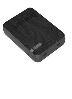 GRABIT GPOWER-100T Power Bank 10,000mAh PD Power Bank, Fast & Compact Enjoy PD 20W fast charging with a 10,000mAh capacity and dual USB-C output ports, capable of charging phones 2-3 times. Features a sleek tactile fabric finish, 4-LED battery indicators, and over-current protection. Includes USB-C to USB-C cable. Compatible with iPhone, Samsung, OnePlus, Xiaomi, Huawei, Google Pixel, iPads, and more. Available in Black & Grey, perfect for travel and daily use.  - Image 2