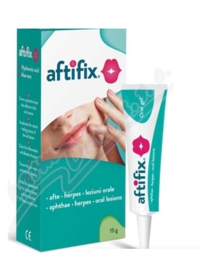 Aftifix Oral Gel for Mouth Ulcer Care – 15 g