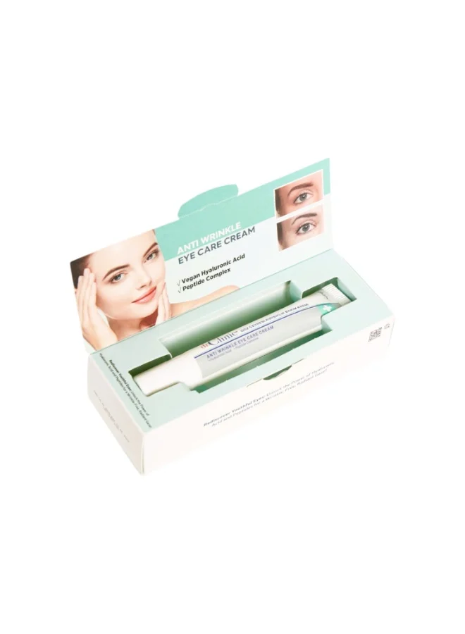 dr.Clinic DR. CLINIC | Anti-Wrinkle Eye Cream | Reduces Fine Lines, Dark Circles & Puffiness | Enriched with Hyaluronic Acid & Peptide Complex | For All Skin Types | 15 ml
