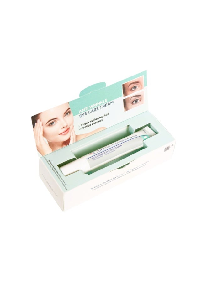 dr.Clinic DR. CLINIC | Anti-Wrinkle Eye Cream | Reduces Fine Lines, Dark Circles & Puffiness | Enriched with Hyaluronic Acid & Peptide Complex | For All Skin Types | 15 ml - Image 2