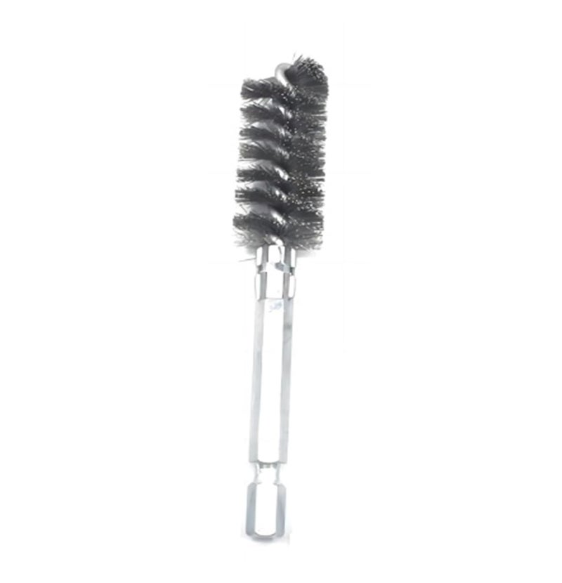 Wire Tube Brushes Wire Brush Drill Bore Cleaning 1/4 Inch Hex Shank Power Impact Driver(Cutting End 15mm) - Image 1
