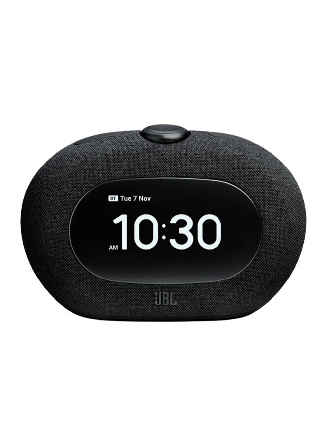 JBL Horizon 3 Bluetooth Clock Radio Speaker – DAB/DAB+/FM, Dual Alarm, Ambient LED Light, USB Charging, Compact Bedside Audio System – Black JBLHORIZON3BLKUK black - Image 1