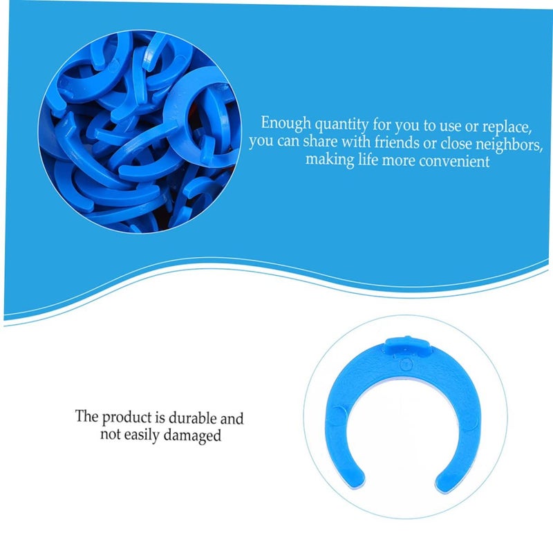 50 Pieces Water Filter Locking Clip Quick Connect Fitting for Easy Installation Durable - Image 3