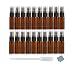 Elfenstall 20pcs Amber 5ml 16oz Atomizer Vial Glass Bottle Spray Refillable Perfume Empty Fine Mist Sample Bottle Clean Cloth Free 3ML Pipette for Travel Party - Image 2