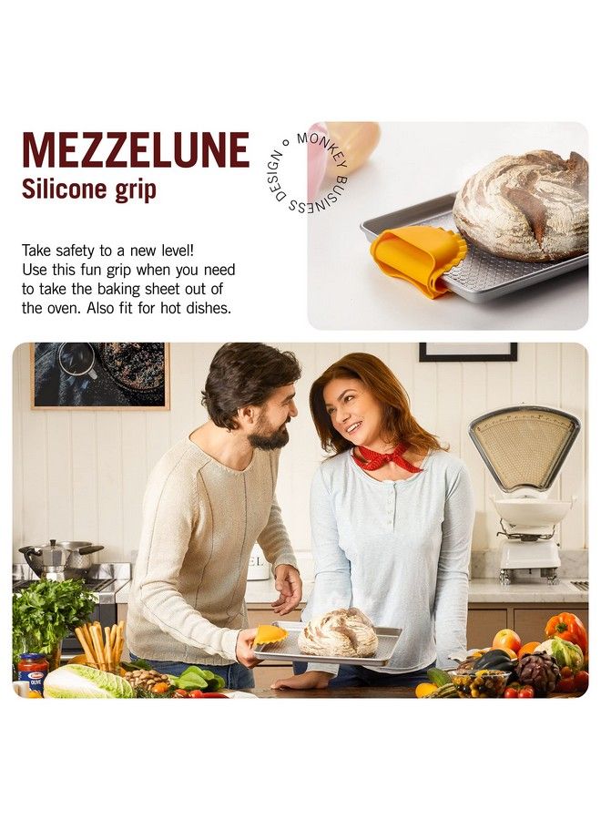 Monkey Business Fun Mezzeluneshaped Silicone Hot Tray Holder/Oven Grip From A Series Of Pastainspired Kitchen Gadgets | Hot Dish Holder To Make Your Kitchen Safer |Original Kitchen Accessories |By Monkey Business  - Image 3