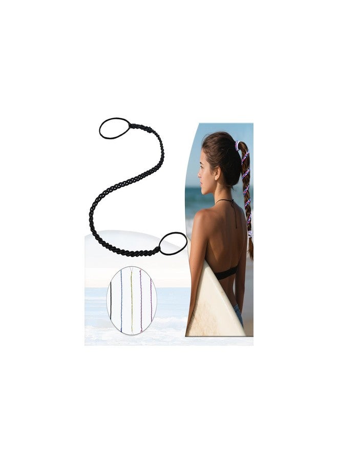 TOECWEGR Hair Ties Elastic No Damage Hair Ties for Women Ponytail Holders Hairs Tie Braided Tails for Sport Swimming for Women Ties - Image 1