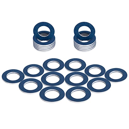 RARAYC (24Pcs) Oil Drain Plug Gaskets Replacement for Toyota Lexus Scion Crush Washer Seals Replaces# 9043012031 Aluminum - Image 2