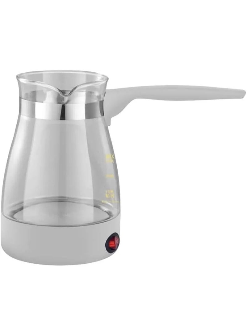 كنكة قهوه وغلاية مياه صغيره قاعده ستانلس من الداخل و دورق زجاج حراري الالوان متعدده - Image 5