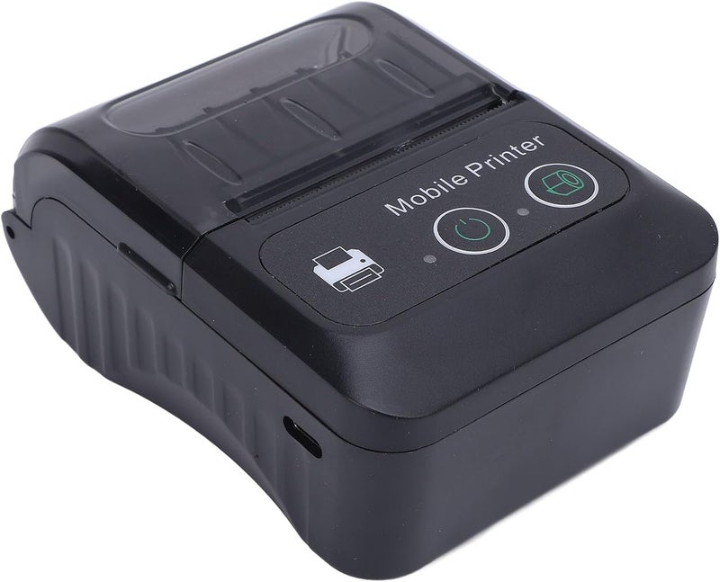 banapoy 58mm Bluetooth Thermal Receipt Printer, Pocket Mobile USB POS Receipt Printer, Support Barcode, QR Code, for Business, Restaurant Bill Ticket, for - Image 1