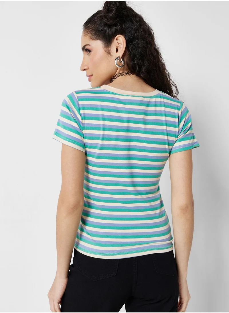 Ginger Urban Minx Striped T-Shirt