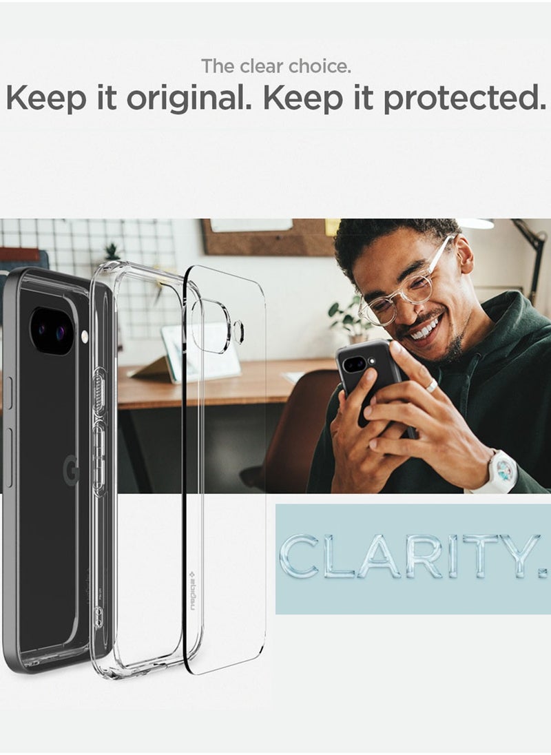 Spigen Ultra Hybrid Google Pixel 9a Case Cover (2025) - Crystal Clear  - Image 3