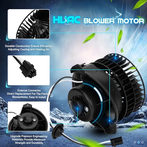 ILONPA 615-00611 HVAC Heater Blower Motor Fan for 2001-2007 Chrysler Town & Country, 2001-2007 Dodge Caravan & Grand Caravan, 2004-2008 Pacifica 4885475AC 700070 4885475AB - Image 5