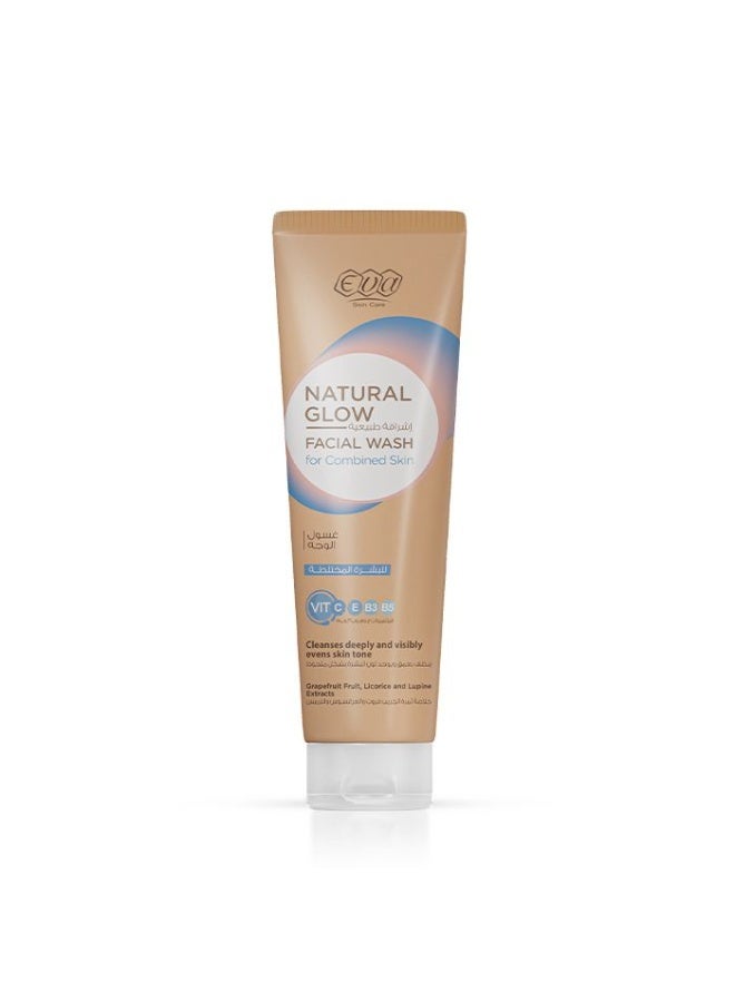 Eva Natural Glow Facial Wash For Combined Skin 100ml
