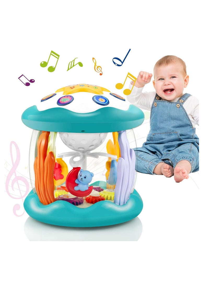 YelaJoy Baby Toys 6 to 12 Months, Musical Toys, Light Up Crib Toys for Infants 0-6-12 Months, Crawling Learning Infant Toys 0-18 Month Toddlers 1 2 3 Year Old Boy Girl - Image 1