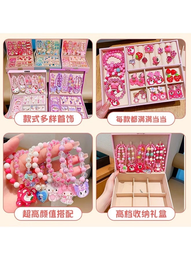 32 Pieces Charm Bracelet Making Kit for Girls, Charm Bracelets Jewelry Making Kit with Beads Bracelets Charms Necklace DIY Crafts Gifts Set for Teen Girls Kids Age 8-12（ SSTZ-KLM1) - Image 4