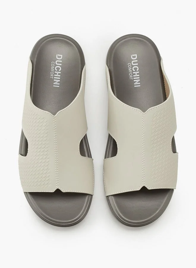دوتشيني Men's Textured Slip-On Arabic Sandals Ramadan Collection