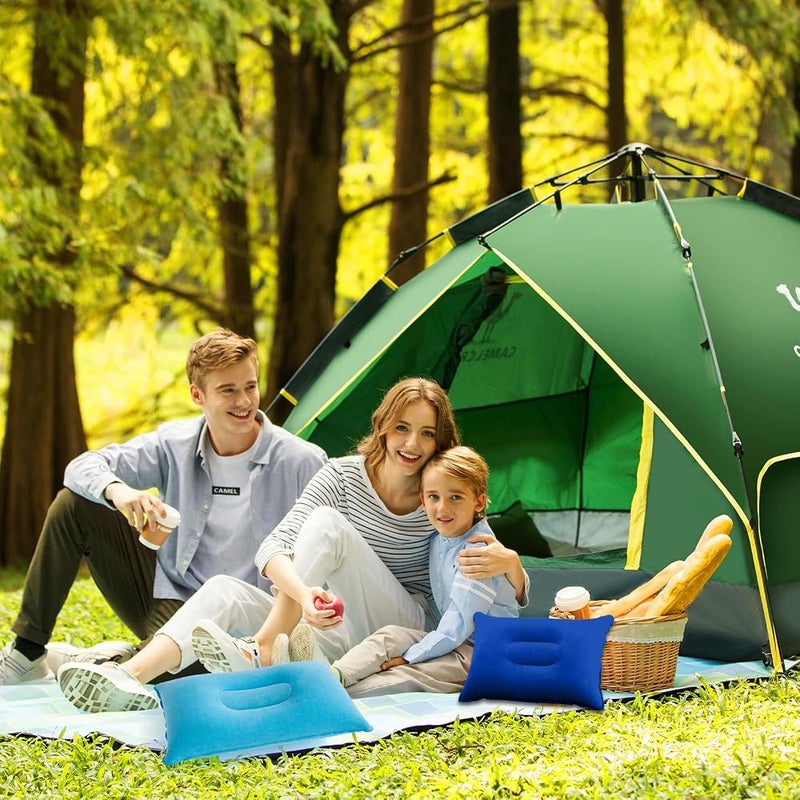 فيجكو VEGCOO عبوة من 5 قطع Inflatable وسادة, Multipack of Blow Up Pillows 22 * 34cm, Inflatable Pillows Compact Light Water Resistant, Perfect for Travel, Camping, Outdoors, Fishing, Beach - Image 5