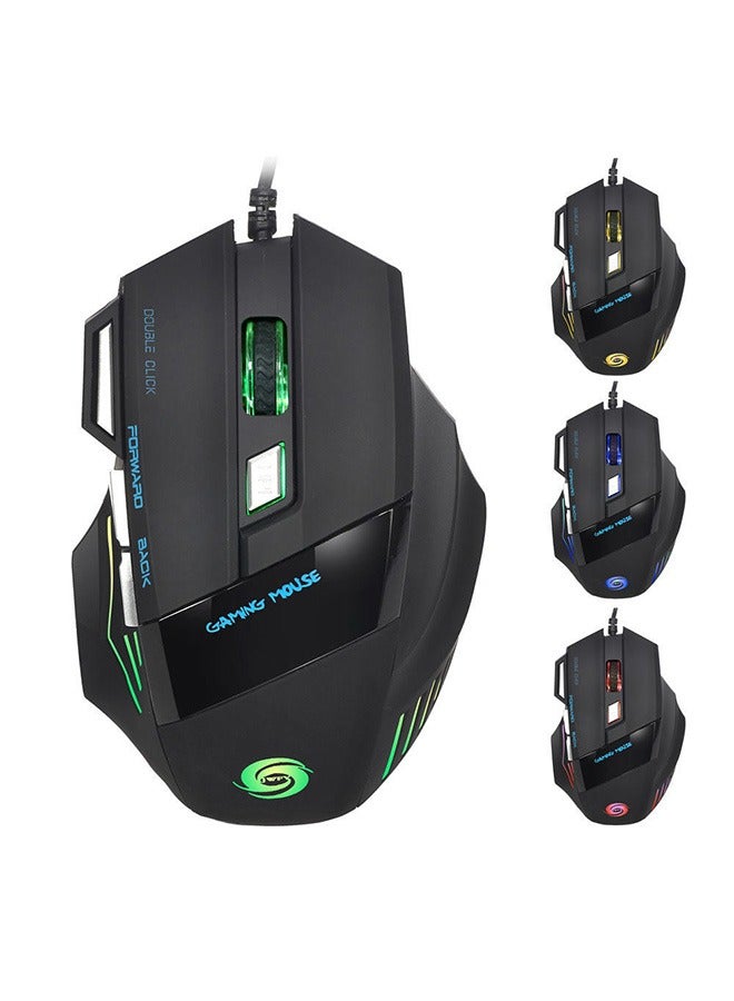 ماوس ألعاب سلكي بصري USB بـ 7 أزرار بدقة 5500 نقطة في البوصة - Image 2