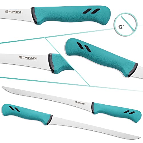 YOUSUNLONG Slicing Knife 12"(305mm) - Premium High-carbon molybdenum steel blade - Meat & Ham Slicer - Ergonomic & non-slip handle - Image 2
