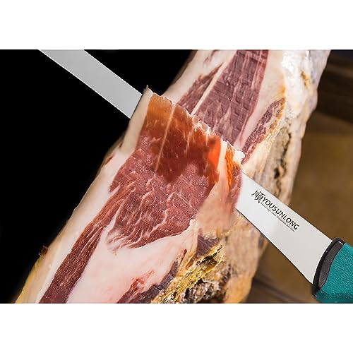 YOUSUNLONG Slicing Knife 12"(305mm) - Premium High-carbon molybdenum steel blade - Meat & Ham Slicer - Ergonomic & non-slip handle - Image 5