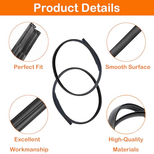 MIYIMORE 2Pcs Roof Drip Molding Weatherstrip Fit for Toyota Camry 2007-2011, Left & Right Side Roof Trim Seal Kit Replace 75555-06030 75556-06030 - Image 5