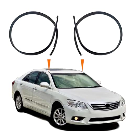MIYIMORE 2Pcs Roof Drip Molding Weatherstrip Fit for Toyota Camry 2007-2011, Left & Right Side Roof Trim Seal Kit Replace 75555-06030 75556-06030 - Image 1