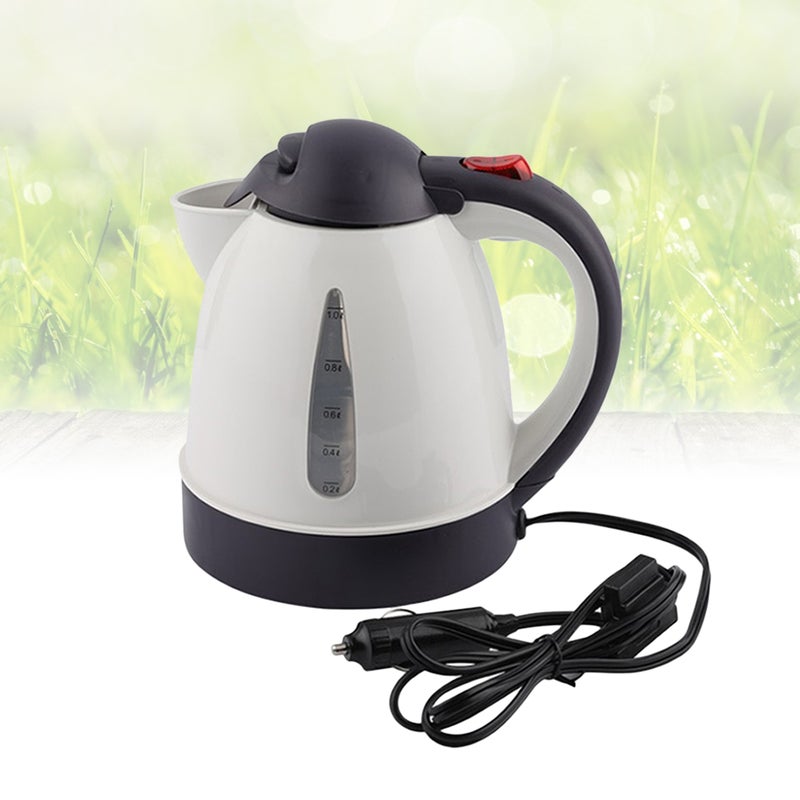 Electric Kettle Car Tea Kettle Fast and Quite Boiling Auto Shut-off (12V 150W) - Image 1