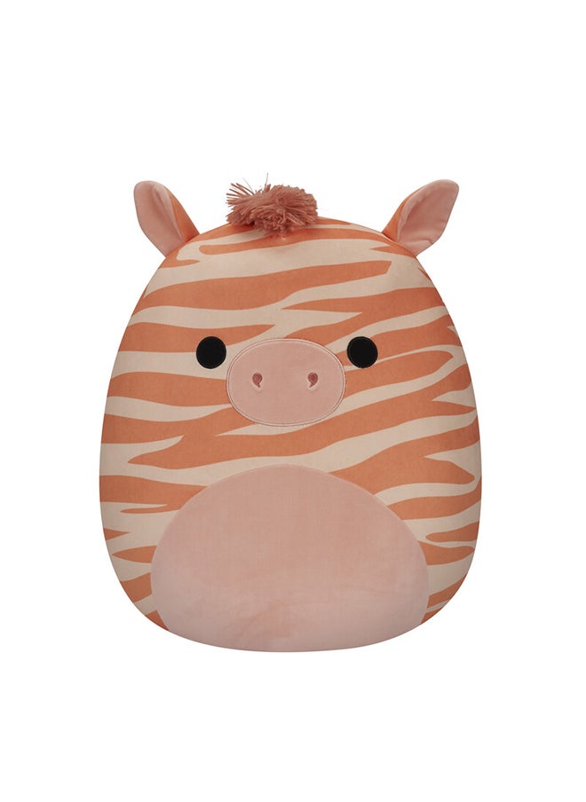 Squishmallows Large Plush 14 inch Josue Peach Zebra Officially Licensed Kellytoy Plush Toy Colorful Soft Gift for Kids Girls & Boys Washable Squishy Stuff Toy Multicolor All Age  - Image 5