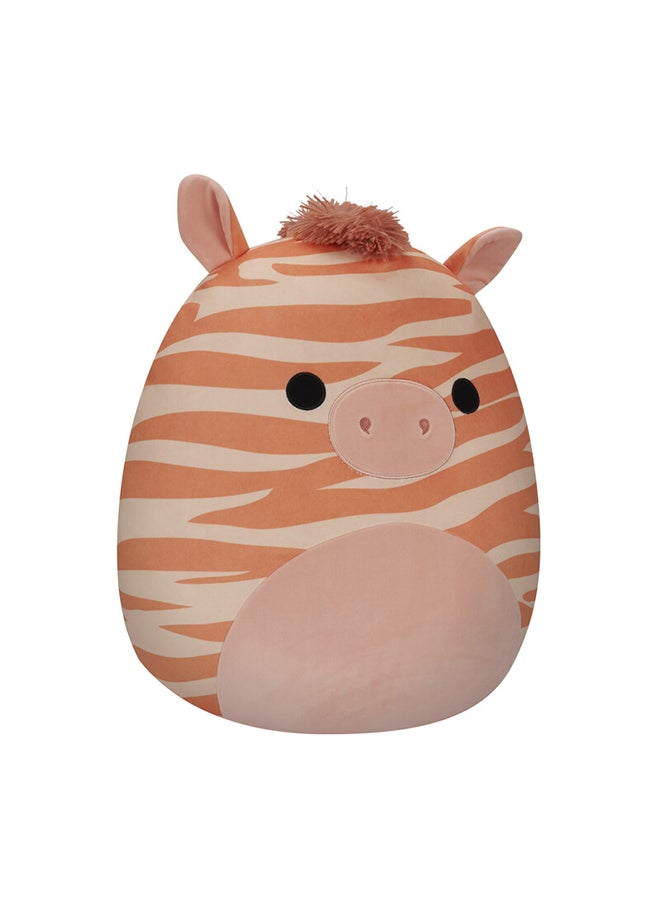 Squishmallows Large Plush 14 inch Josue Peach Zebra Officially Licensed Kellytoy Plush Toy Colorful Soft Gift for Kids Girls & Boys Washable Squishy Stuff Toy Multicolor All Age  - Image 4