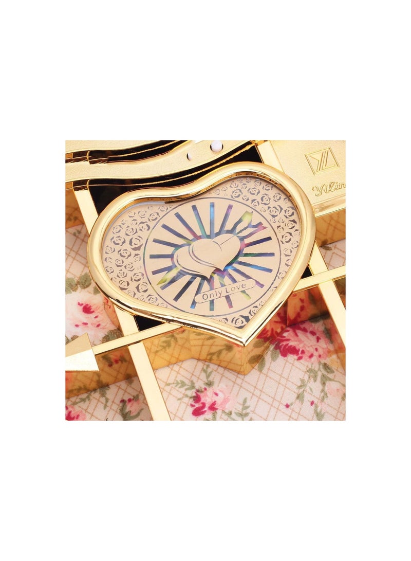 general Saim Musical Jewellery Box, Heart-Shaped Music Box with Dancing Ballerina White Jewel Storage Case For Girls Women - Image 5