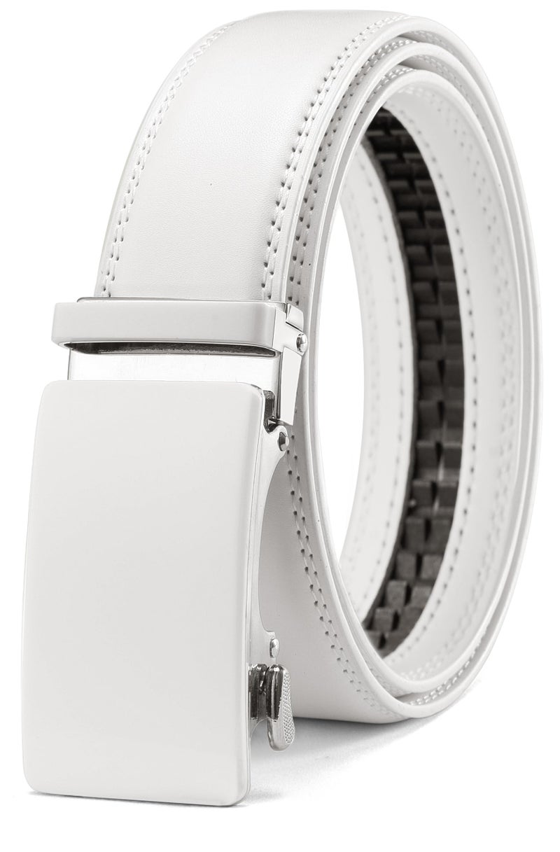 CHAOREN CHAOREN Ratchet Belts for Men - Mens Leather Belt 1 3/8" for Casual Dress - Micro Adjustable Golf Belt Fit Everywhere  - Image 1