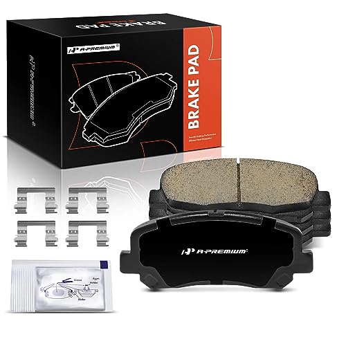 A-Premium Front Ceramic Disc Brake Pads Set Compatible with Mazda CX-5 2013-2021, 4 Pcs - Image 1