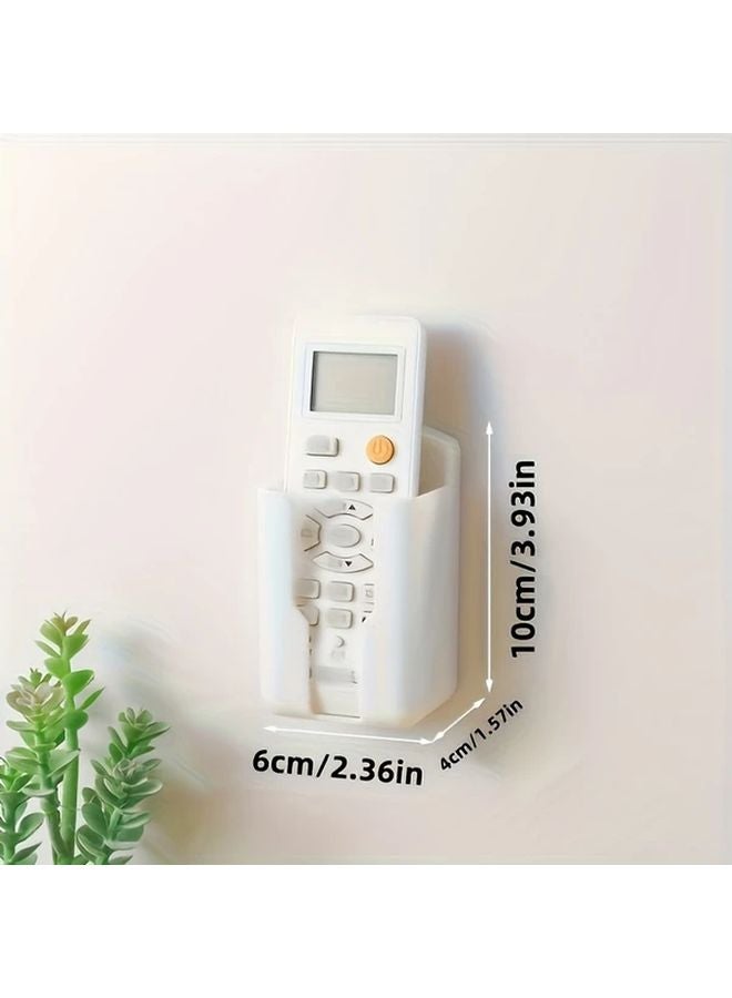 Black Wall Mounted Remote Holder Durable Plastic Storage Box for TV AC Remotes - Image 4