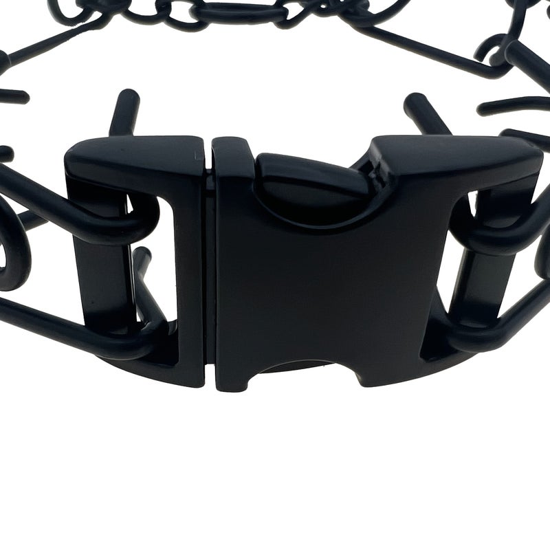 Black Pinch Dog Collar No Pull Training Collar For Small Medium Large Dogs Size L - Image 4