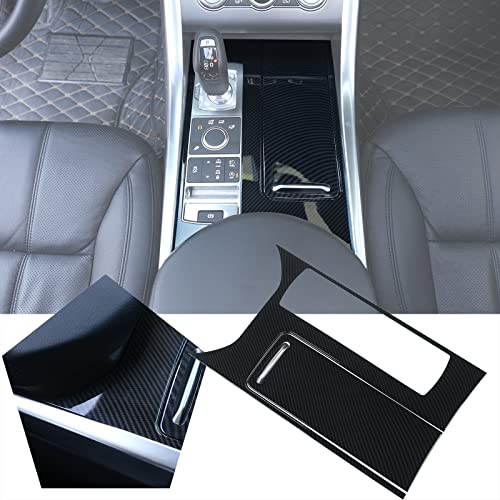 YUECHI ABS Carbon Fiber Style Plastic Center Console Panel Cover Frame Trim 3pcs for Land Rover Range Rover Sport 2014-2017 Left Hand Drive Accessories - Image 1