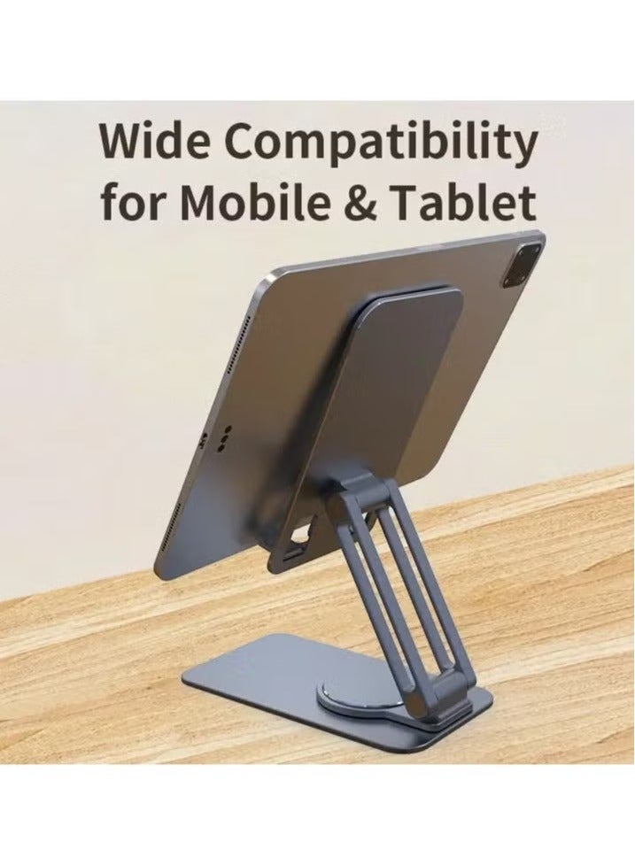 Jmary MK-60 360 Degree Mobile Phone and Tablet Desktop Holder – Adjustable Stand for Phones and Tablets – Perfect for Viewing, Video Calls, Reading, or Streaming – Stable, Durable, and Versatile Holder for Home or Office Use - Image 2