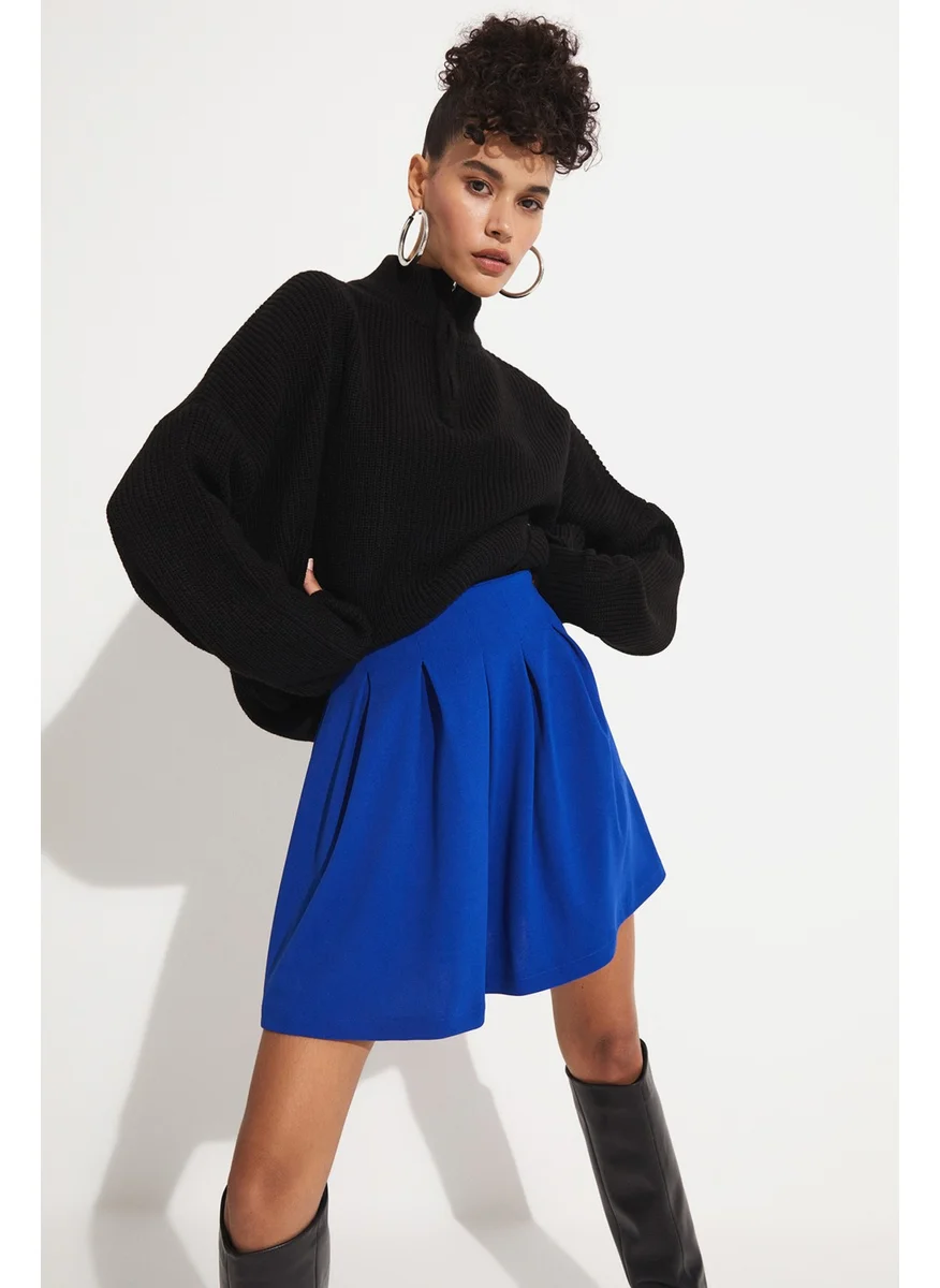 JUNE Pleated Knitted Skirt