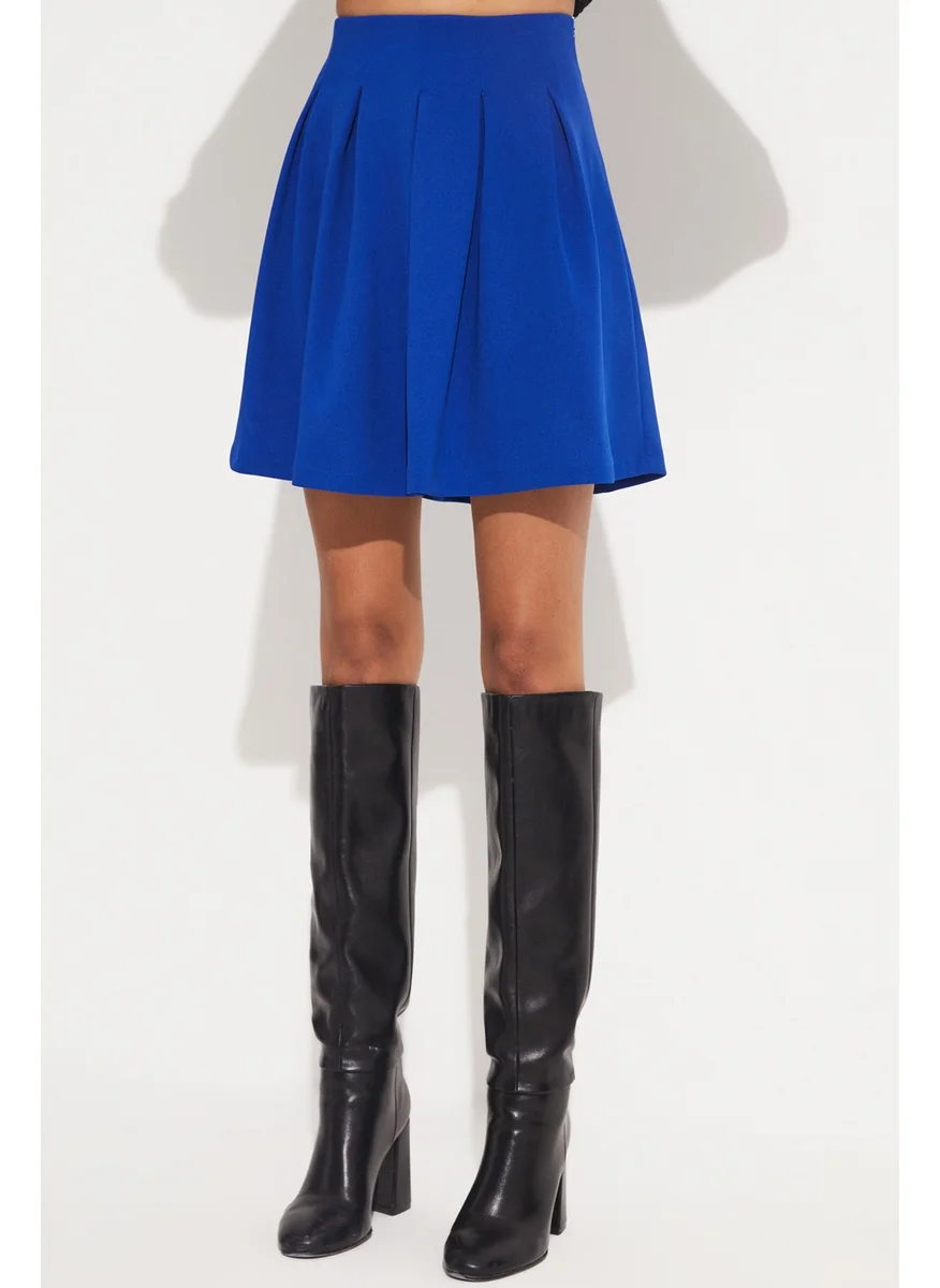 جون Pleated Knitted Skirt