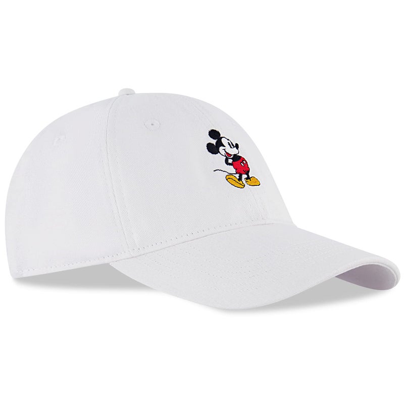 Disney Men's Baseball Cap, Mickey Mouse Adjustable Hat for Adult, White, One Size - Image 3