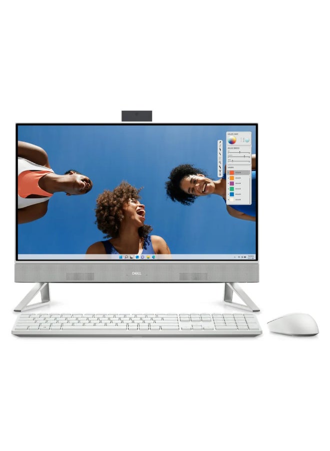 Dell Inspiron 24 5430 All-in-One Desktop, Intel Core 5 120U Processor, 8GB RAM, 512GB SSD, 23.8” FHD Display, Windows 11 Pro, 3 Year Warranty | DELL-AIO-5430-8 white