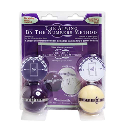 Aramith Genuine Training by The Numbers LearningAiming PoolBilliards Ball Set