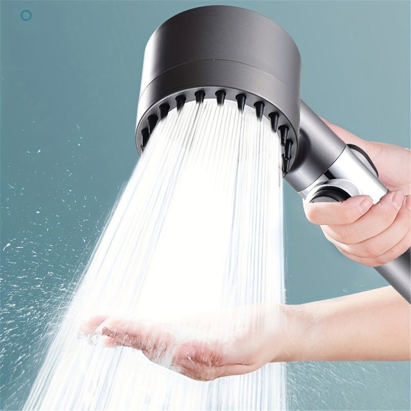 The 2023 new multifunctional massage shower features,three adjustable modes of filtering shower head, shower head and hose, anti clogging nozzle, and PP cotton filtering shower head, suitable for adult, children, pet homes, and gyms. - Image 4