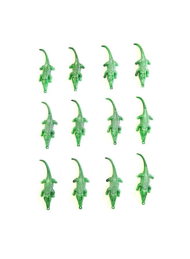 GZYSSL 24 Pcs Mini Plastic Alligator Boil Party Supplies Green Alligator Seafood Boil Party Decorations - Image 4